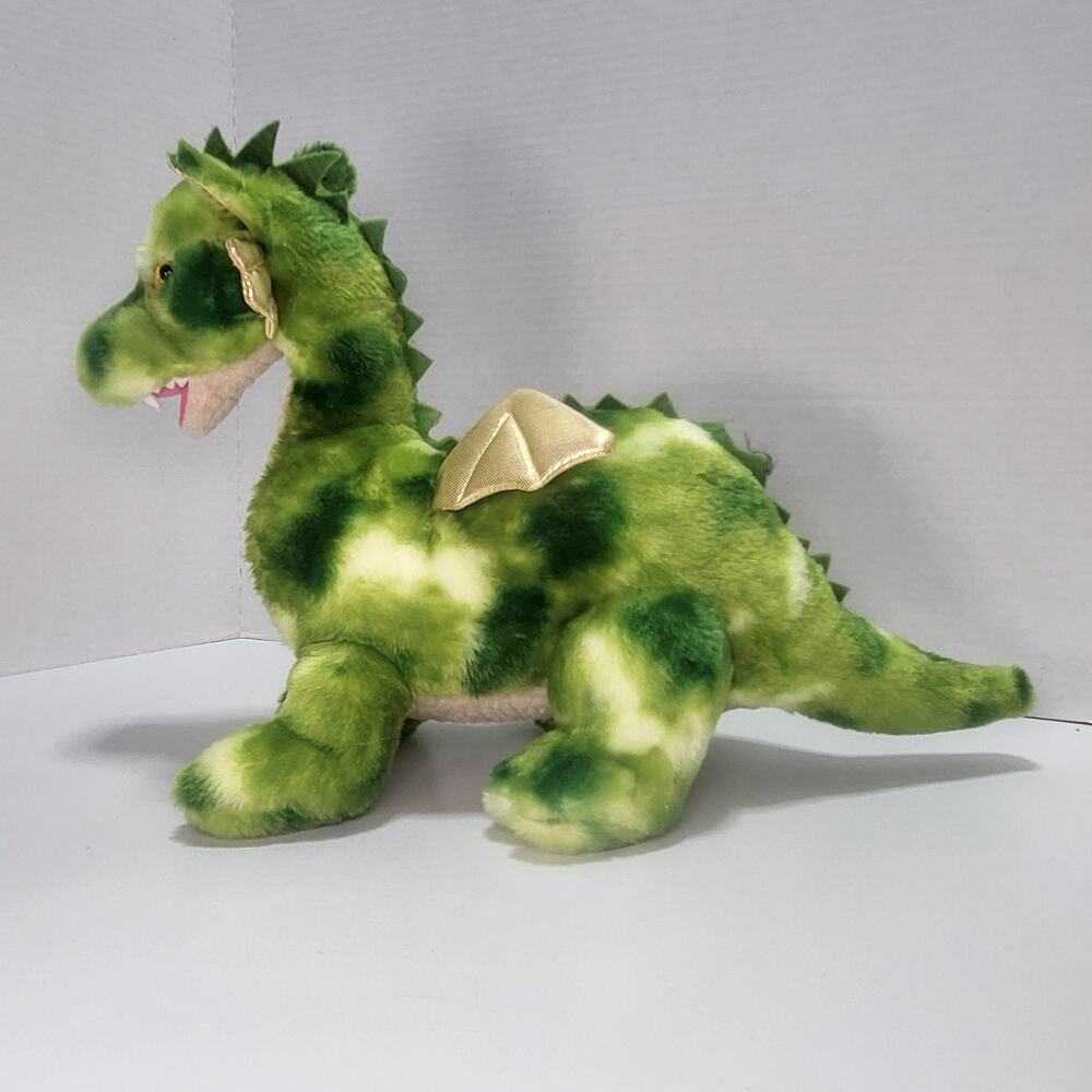 Vollenth The Green Dragon Stuffed Dinosaur Toy 18" Aurora Ferocious Dinos - Picture 6 of 10